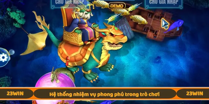 Hệ thống nhiệm vụ phong phú trong trò chơi