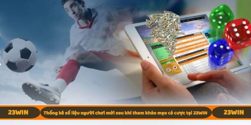 Thống kê số liệu người chơi mới sau khi tham khảo mẹo cá cược tại 23WIN